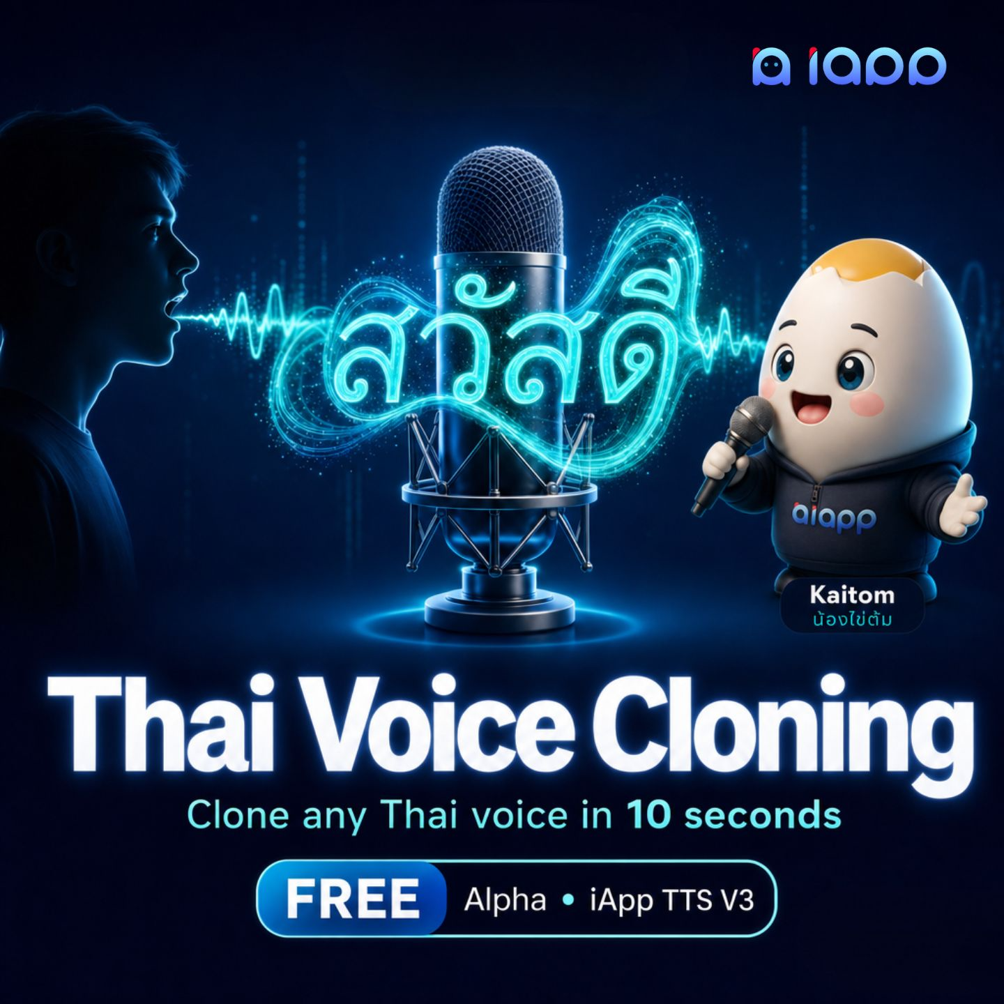 Thai Voice Cloning - Kaitom Voice V3