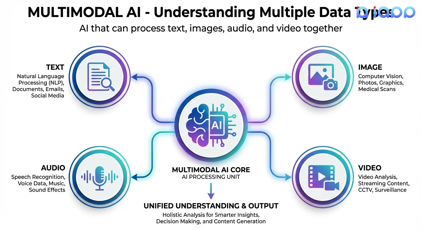 Multimodal AI คืออะไร - เข้าใจข้อมูลหลายประเภท