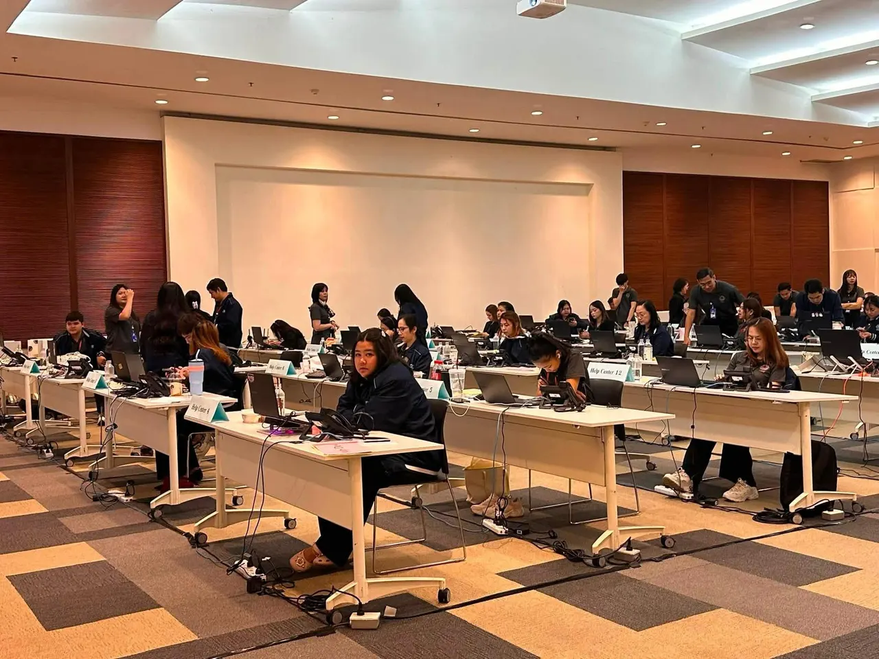 The operations room on election day