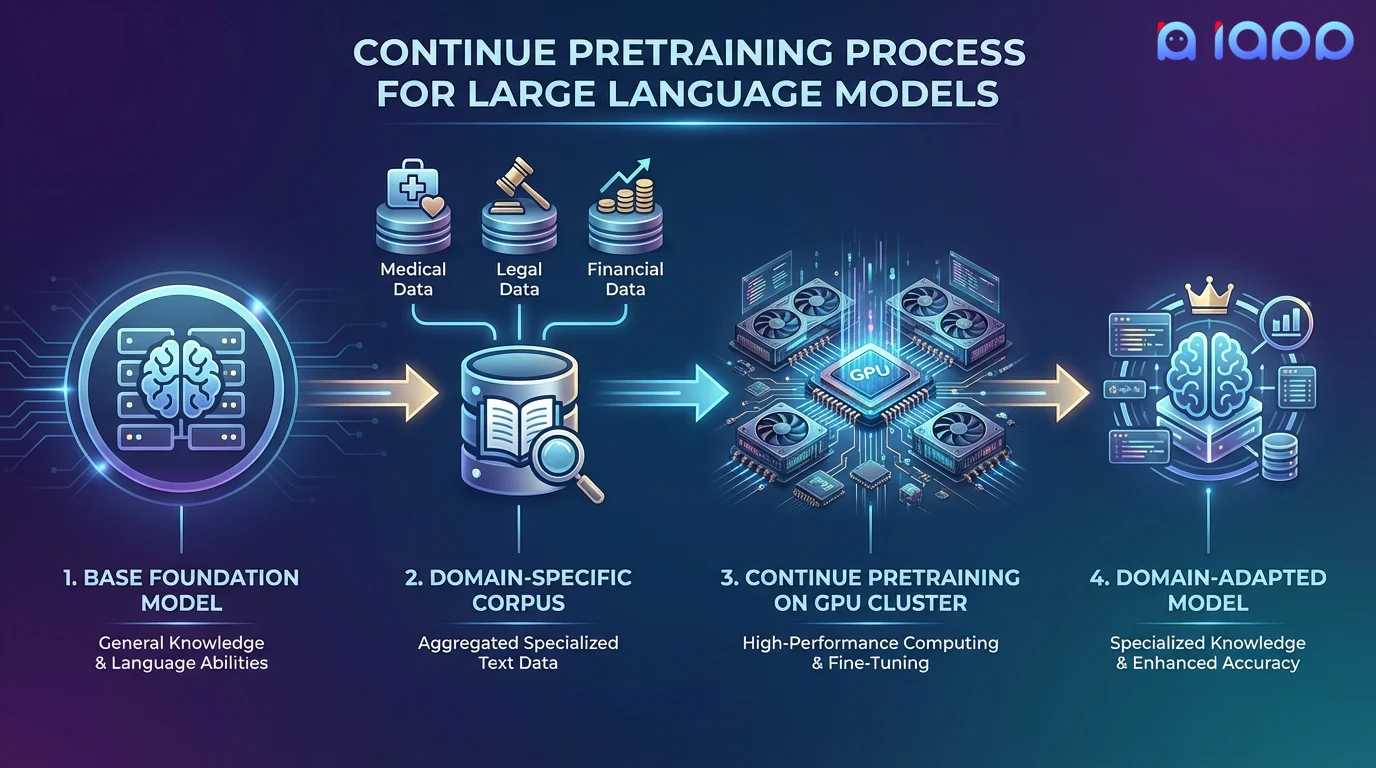 继续预训练流程