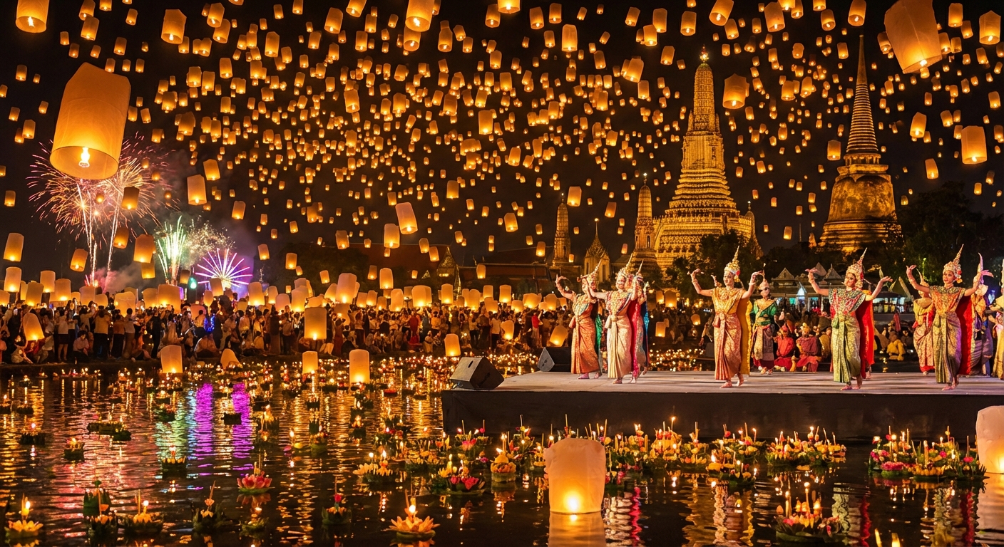 ตัวอย่างรูปภาพ AI - วัดไทยสวยงามสร้างด้วย Nanobanana