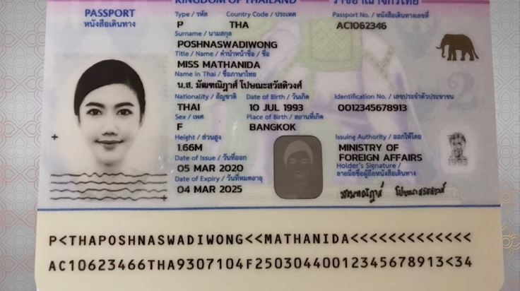 Example Passport Profile Page